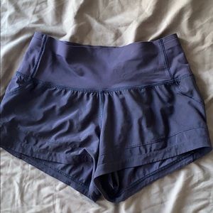 High waisted running shorts lululemon size 4